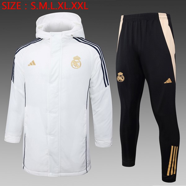 Piumino Real Madrid Set Completo 24/25 Bianco